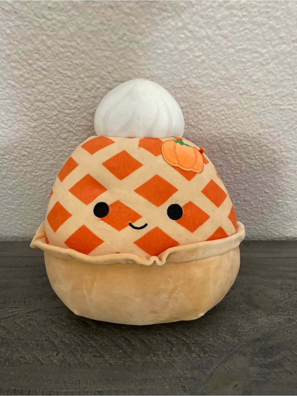 Squishmallows Pumpkin Pie Plush - Orange & Cream